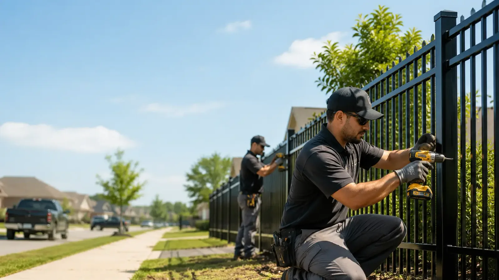 Metal Fence Installation in Panama, IL